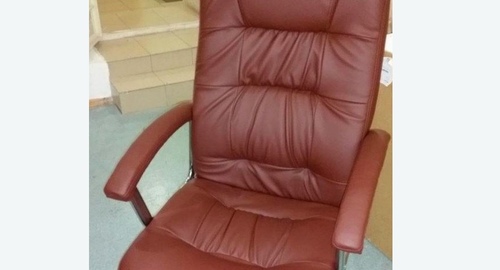 Обтяжка офисного кресла. Кимры