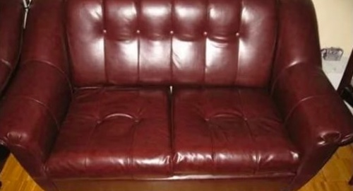 Обивка дивана кожей. Кимры
